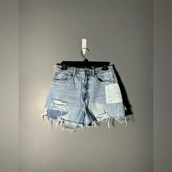 American Eagle Pride Denim Highest Waist '90s Boyfriend Short Size 8 - Picture 3 of 8
